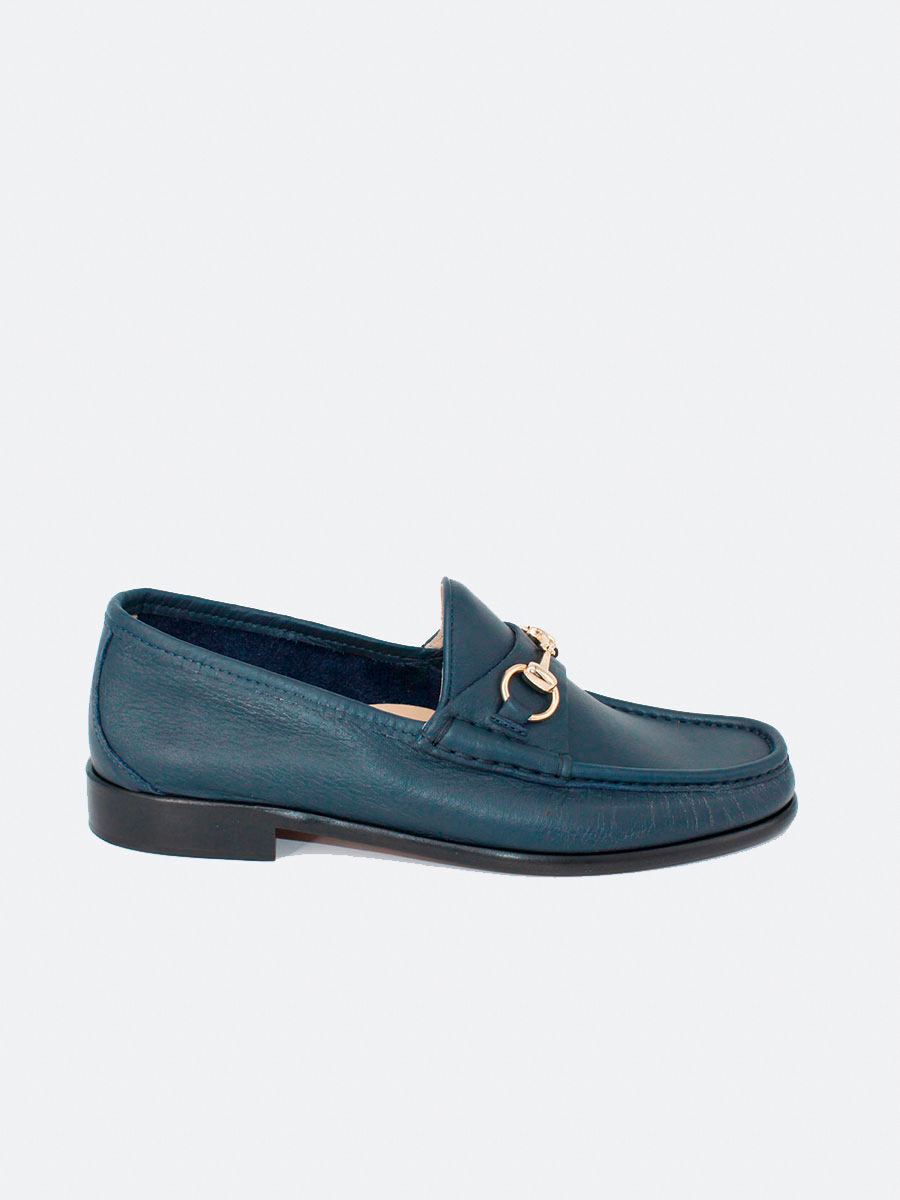 33 Nappa loafers in navy color