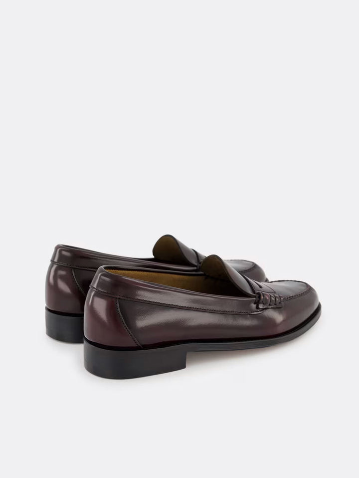 Castellano Mocasines de hombre con  antifaz 5510 piel antik sirach