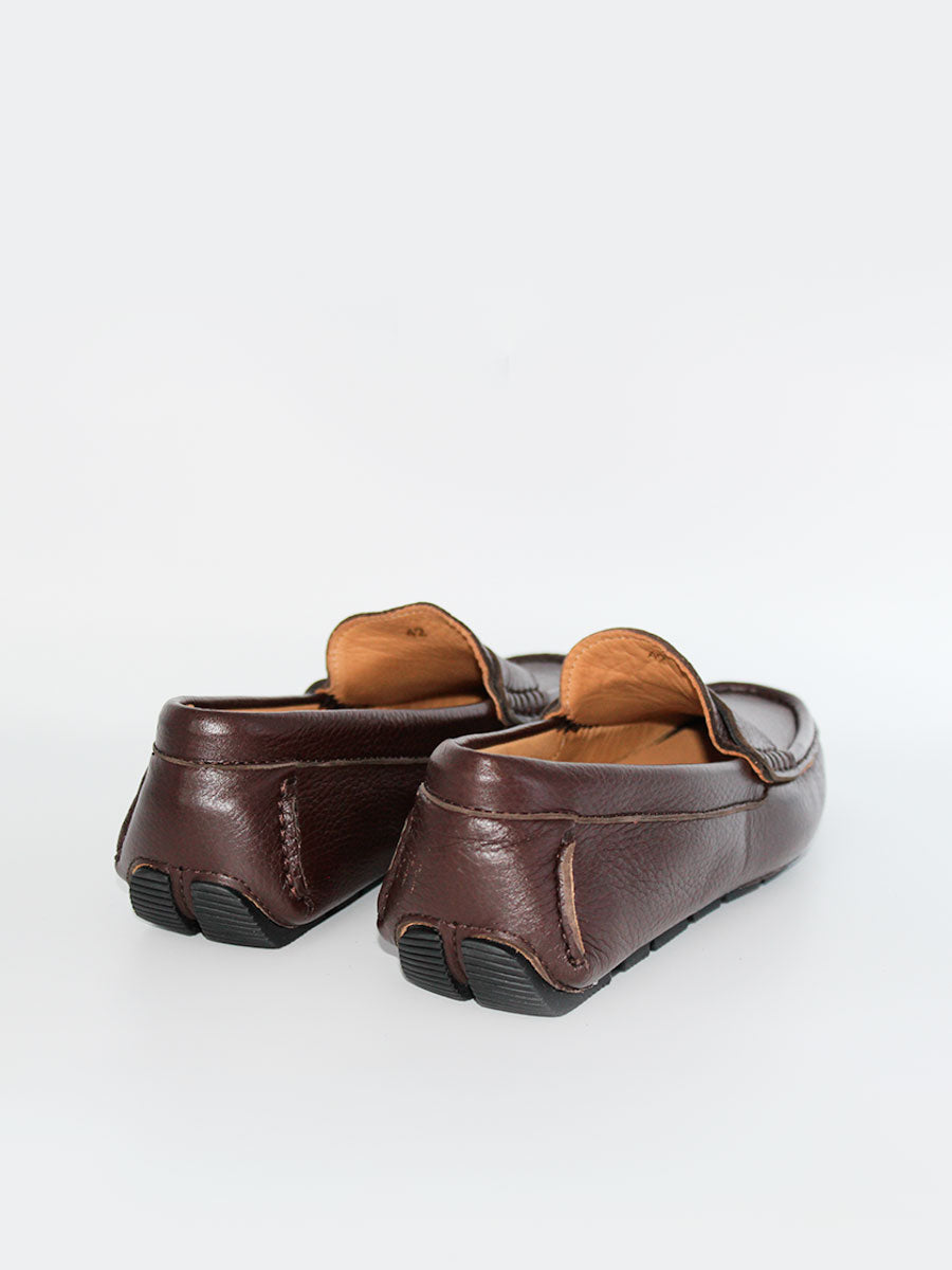 Mocasines Polanco piel ciervo color marrón
