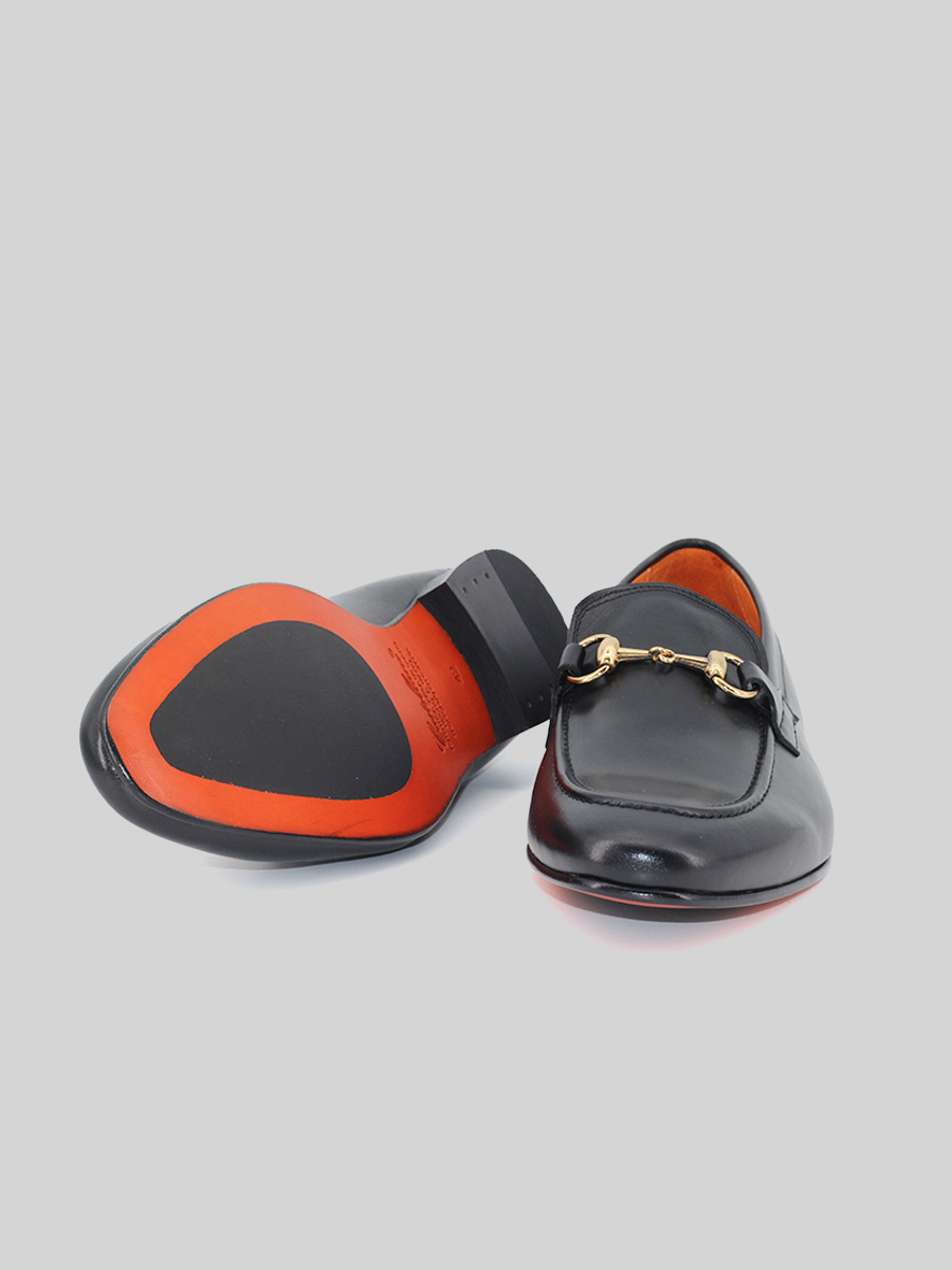 Zapatos mocasines Castellano modelo Pegaso piel color negro