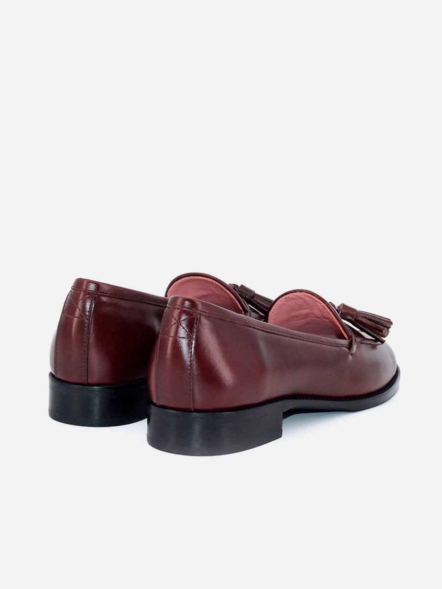 Mocasines Castellano®  de piel para mujer - Modelo Ibiza color marrón