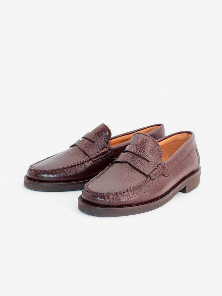 Mocasines Colonia de piel de ciervo color marrón