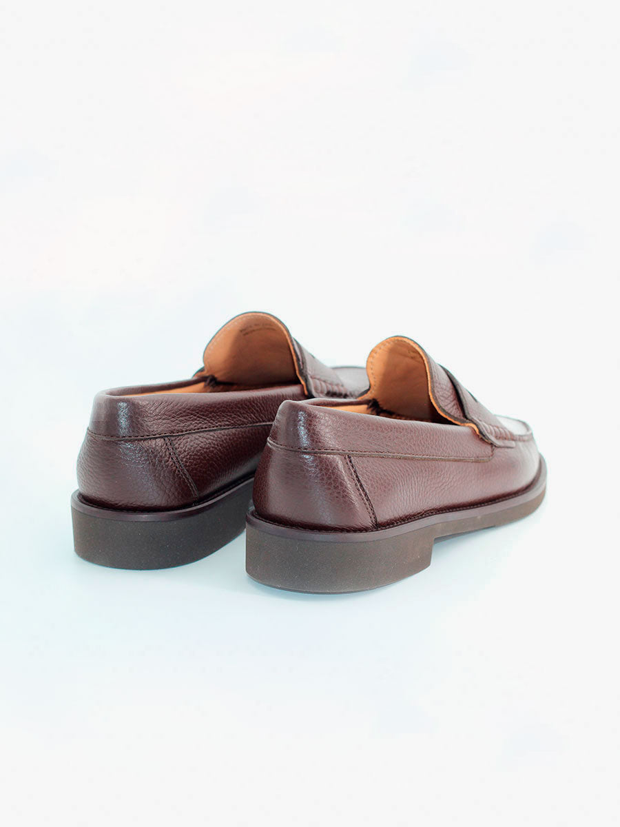 Mocasines Colonia de piel de ciervo color marrón