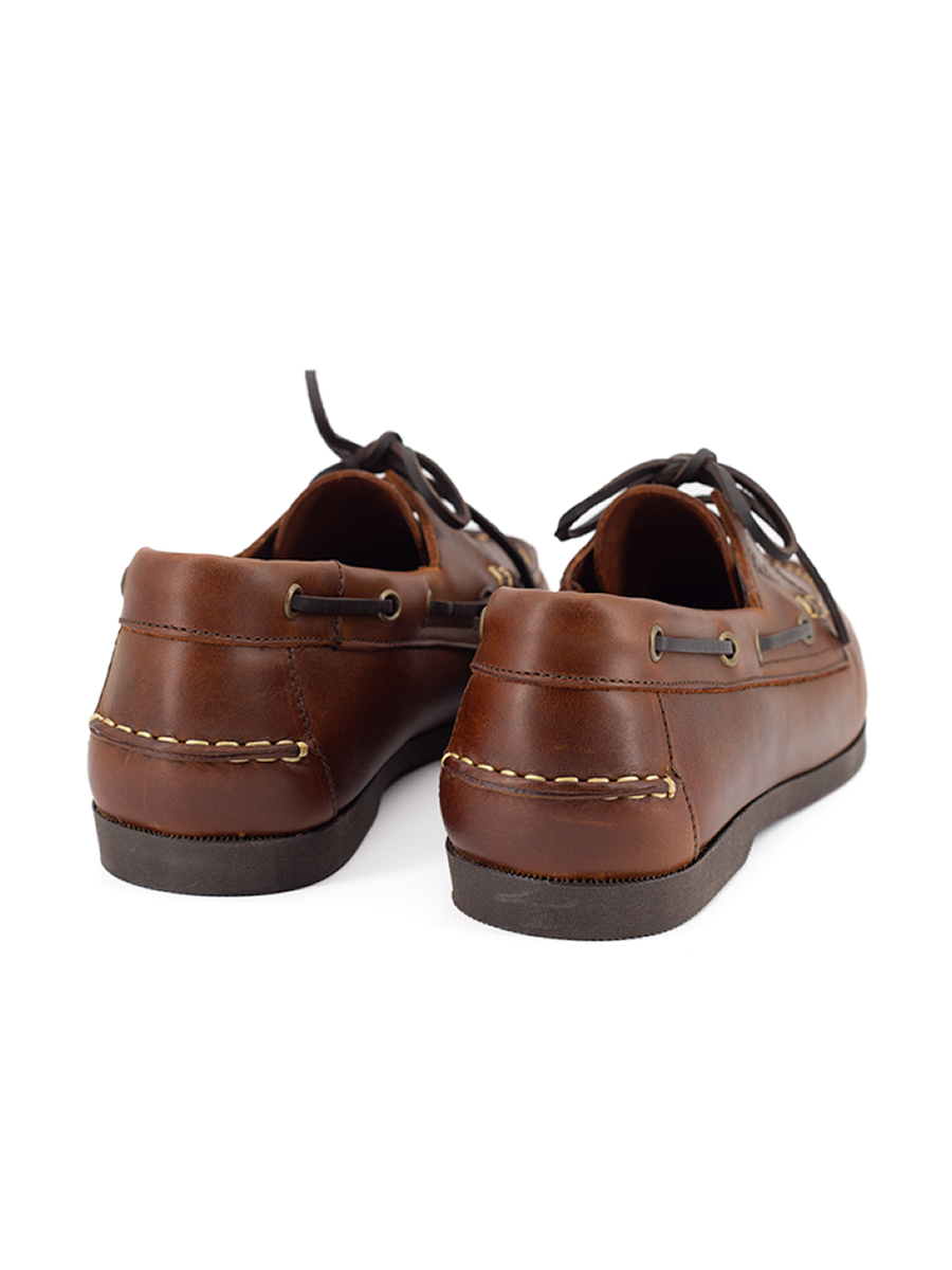 Náuticos de hombre Espartaco en piel cuero