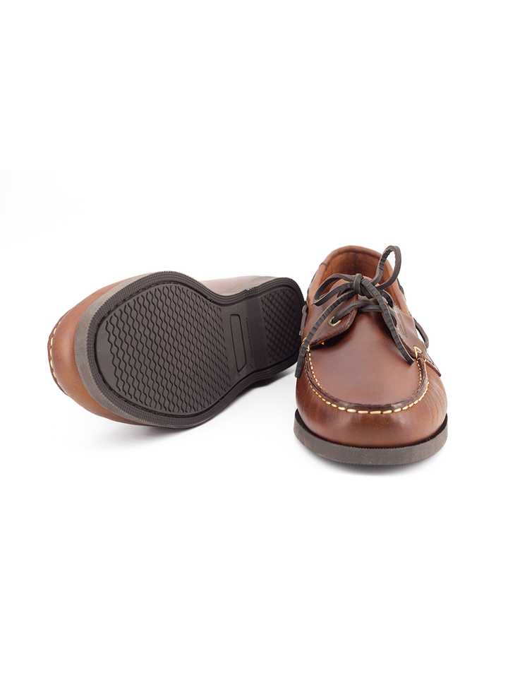 Náuticos de hombre Espartaco en piel cuero