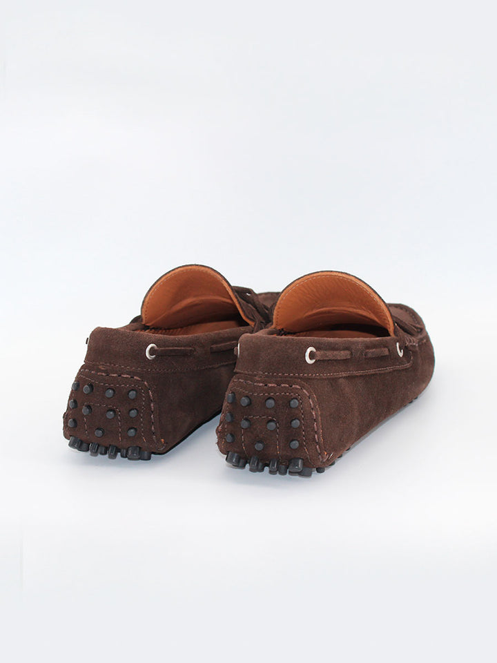 Driver Nassau piel serraje color café