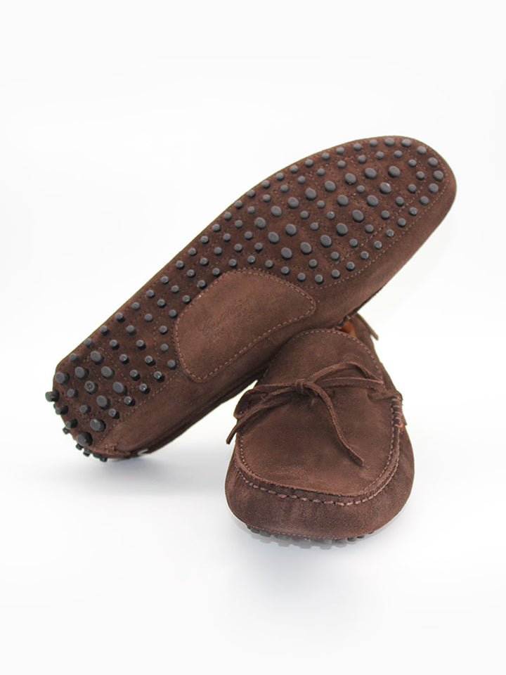 Driver Nassau piel serraje color café