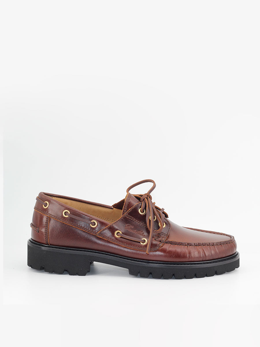 Nautico hombre Pirineos piel color marrón – Castellano®