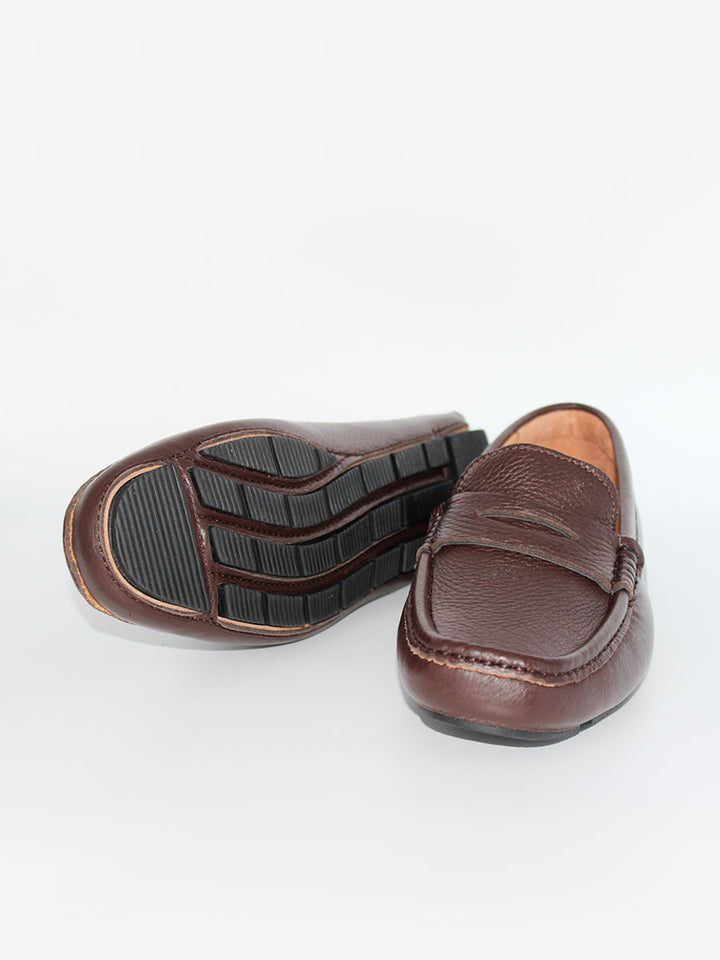 Mocasines Polanco piel ciervo color marrón