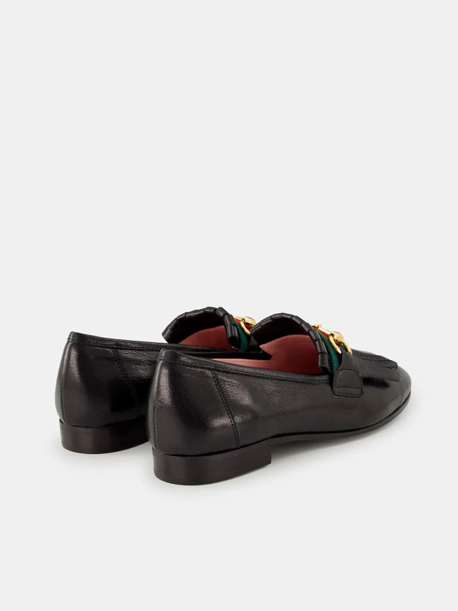 Mocasines de mujer Rialto piel color negro