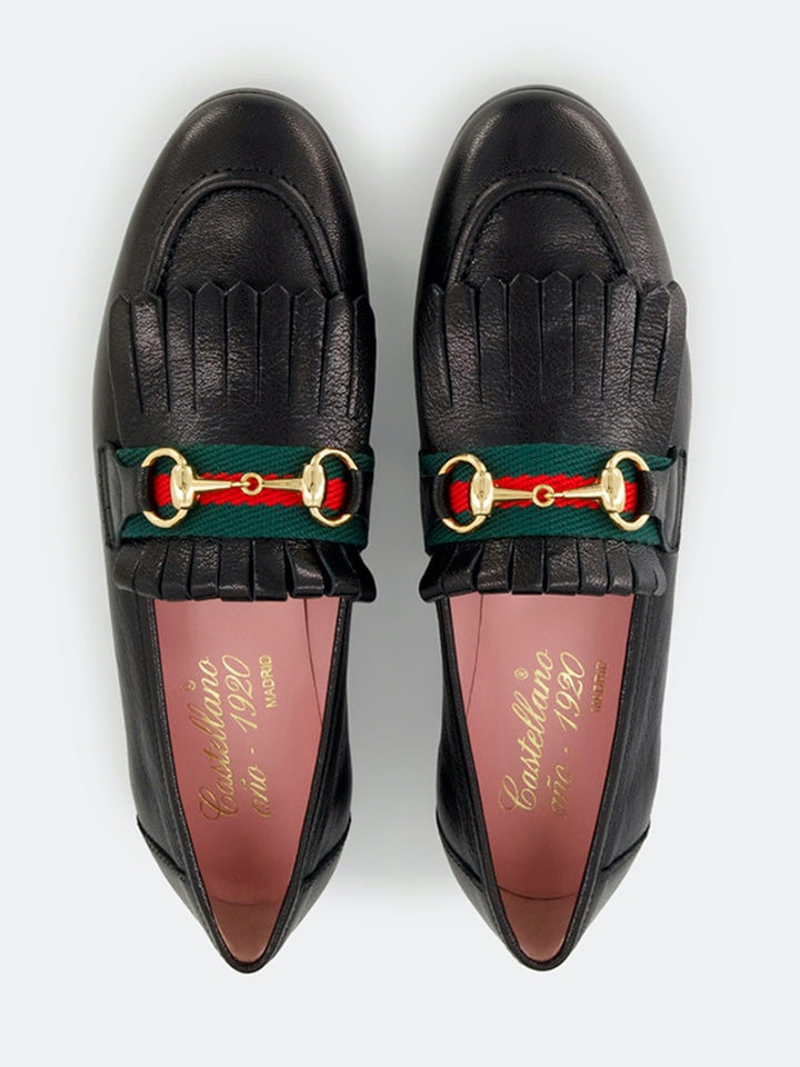 Mocasines de mujer Rialto piel color negro