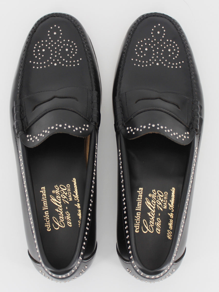 Moccasins 110 Hard black antik leather
