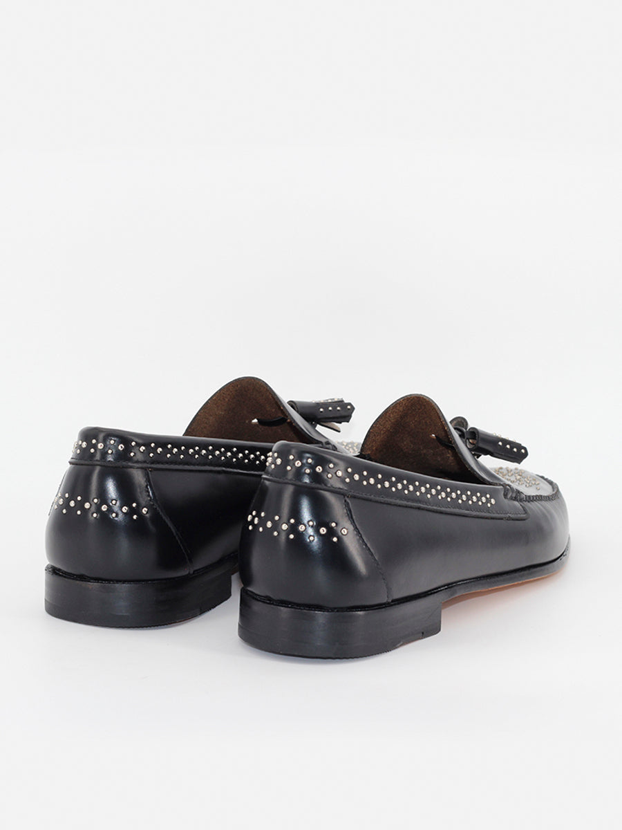 111 Rock black antik leather loafers