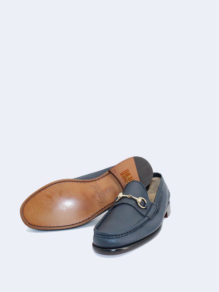 33 Nappa loafers in navy color