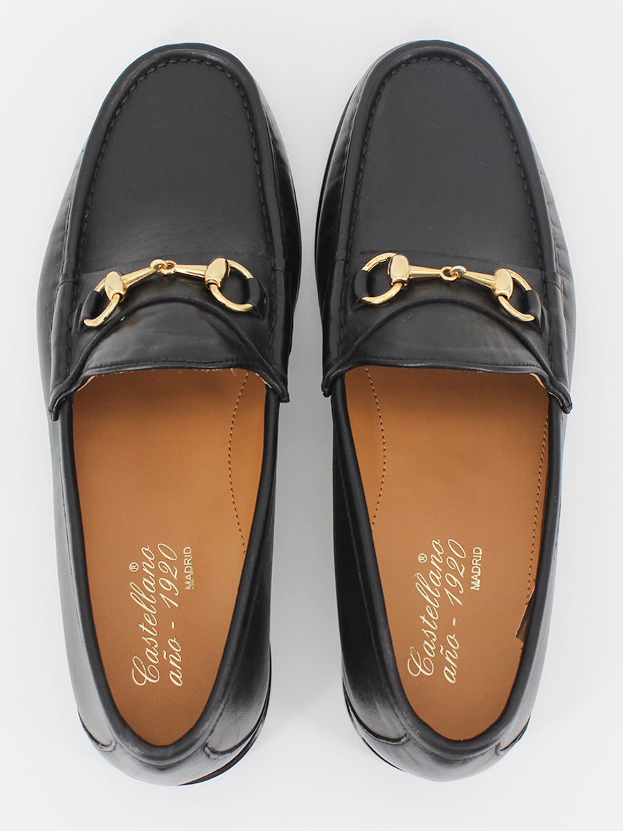 Mocasines 33 Nappa Portofino color negro