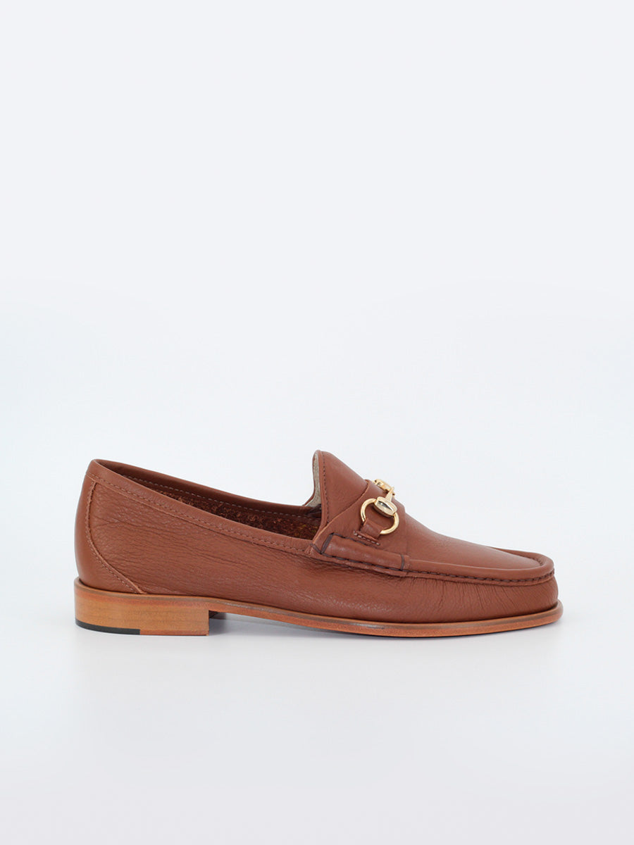 Men's 33 leather loafers in leather color