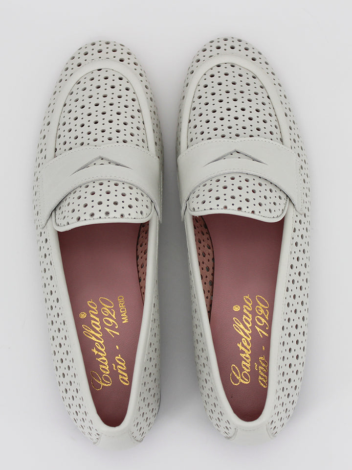 Avegno loafers ice color leather