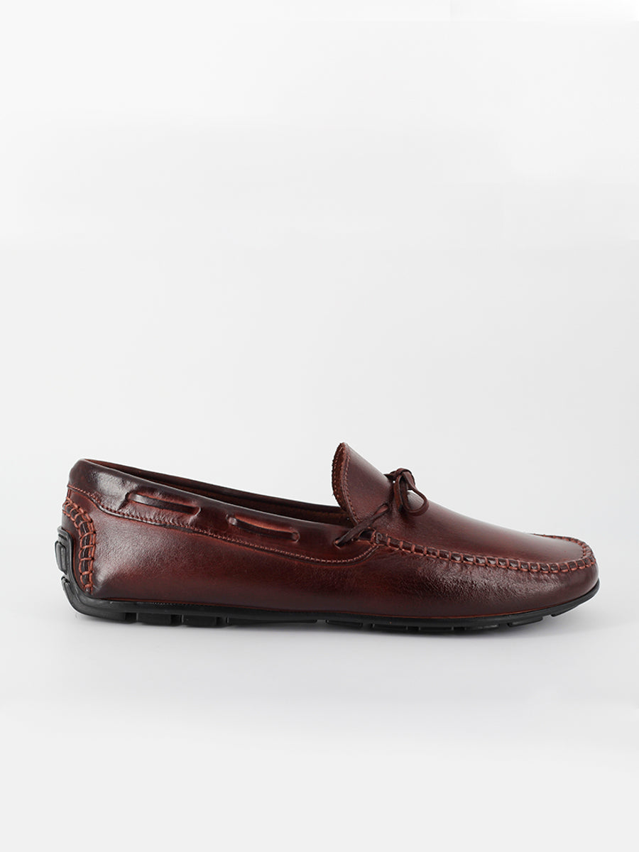 Moccasins model 6 brown bow