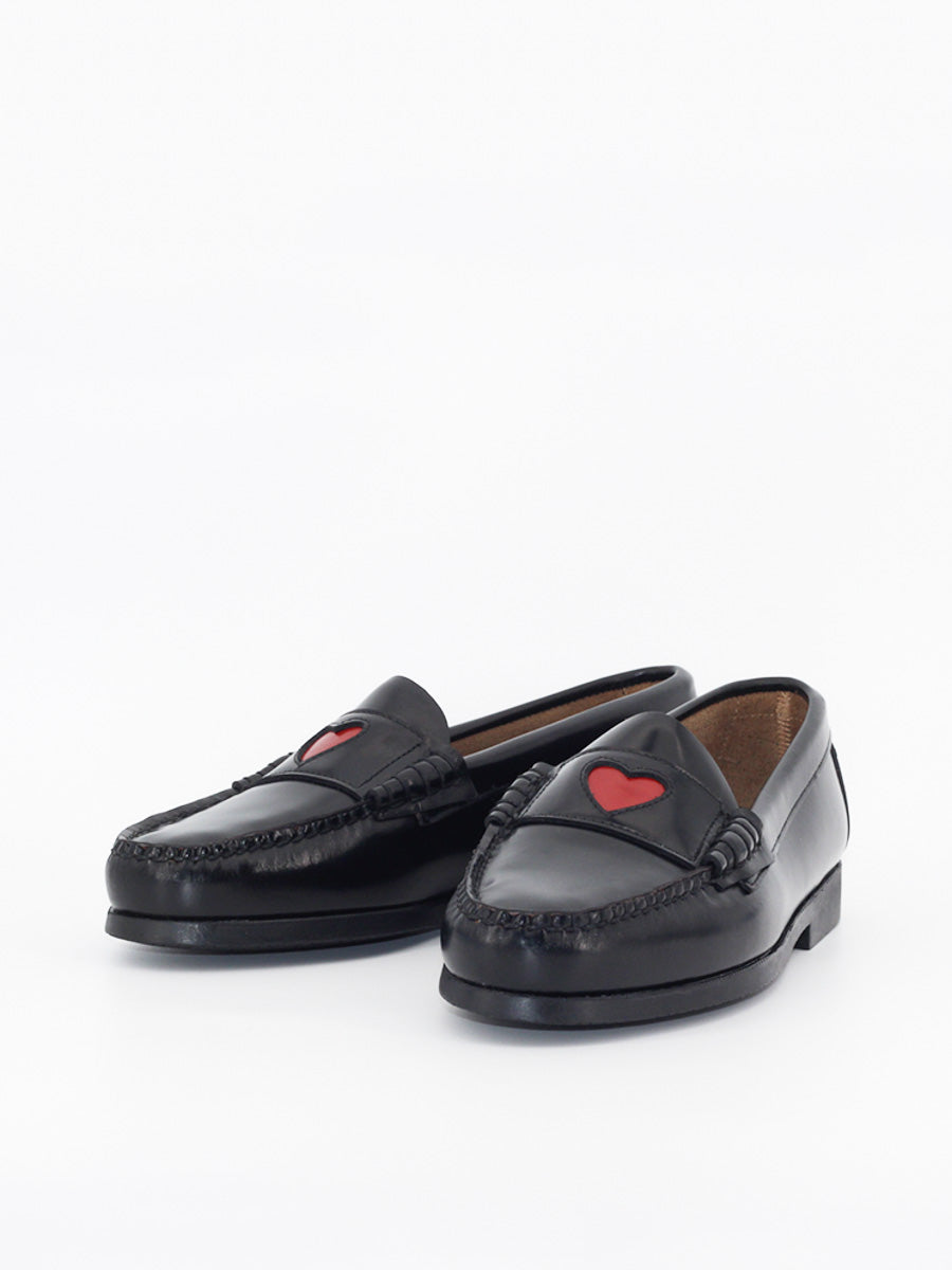 Mocasines de mujer 3208P piel antik color negro