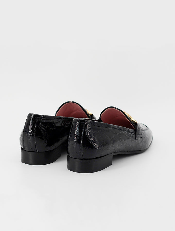 Giverny loafers in black patent leather