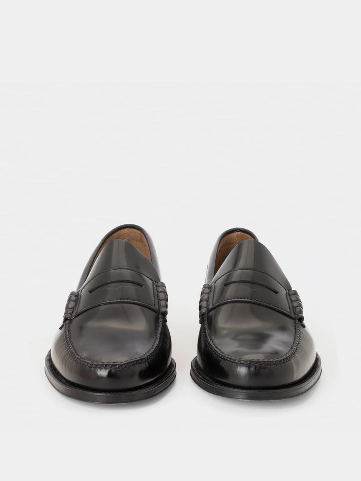 800 black antik leather loafers