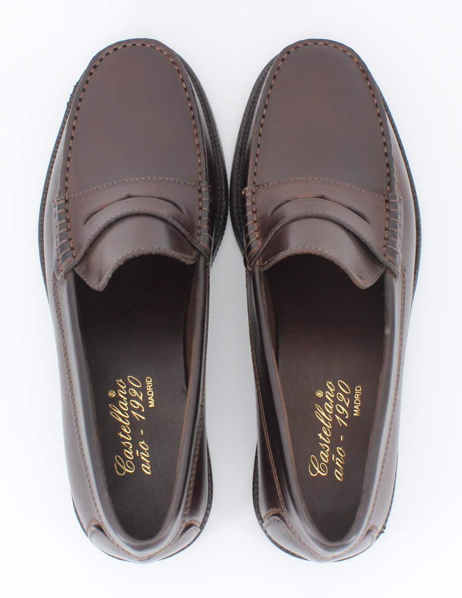Men's 513 brown leather loafers