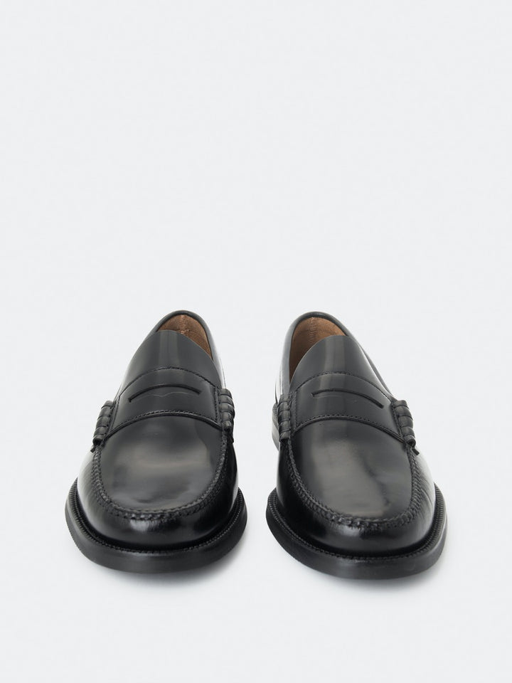 800 black antik leather loafers