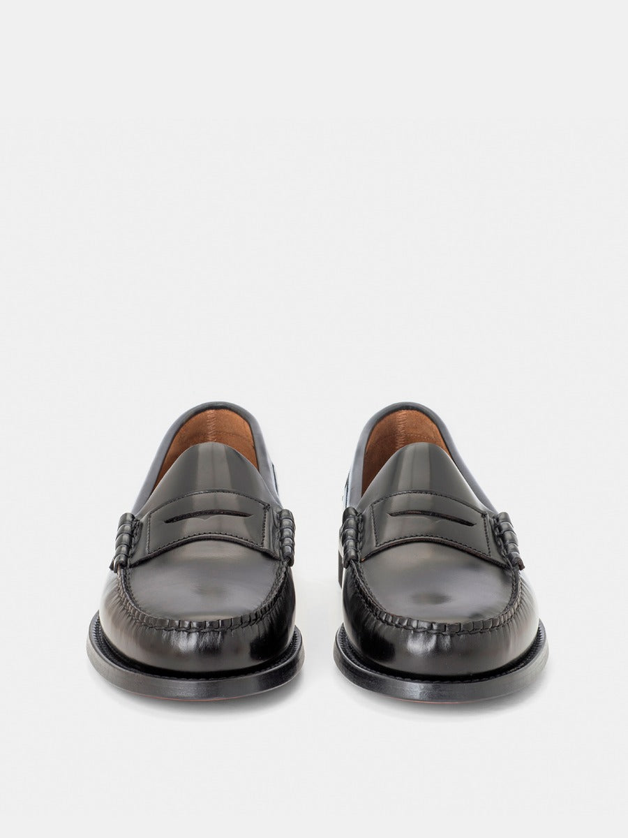 Mocasines 1900 de piel calf color negro