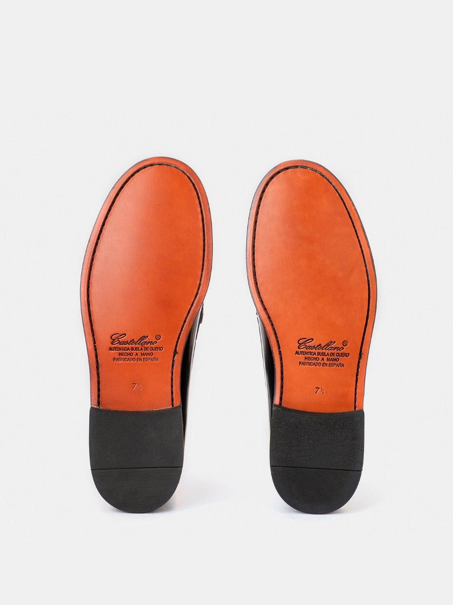 Mocasines 1900 de piel calf color negro