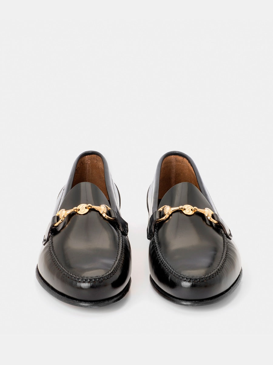 Mocasines 2251 de piel antik color negro