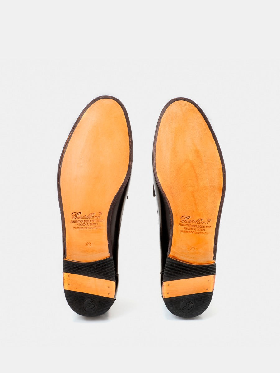 Mocasines 2251 de piel antik color negro