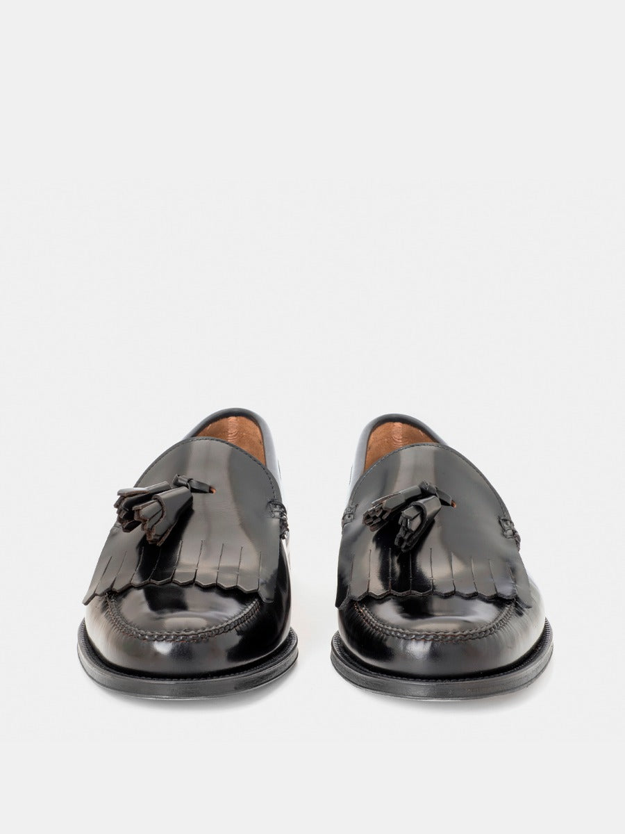 Mocasines 832 de piel antik color negro