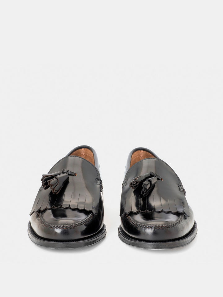 Mocasines 832 de piel antik color negro