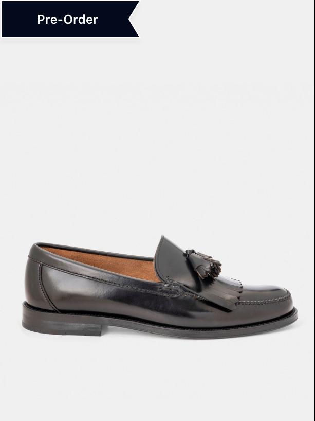 Mocasines 832 de piel antik color negro