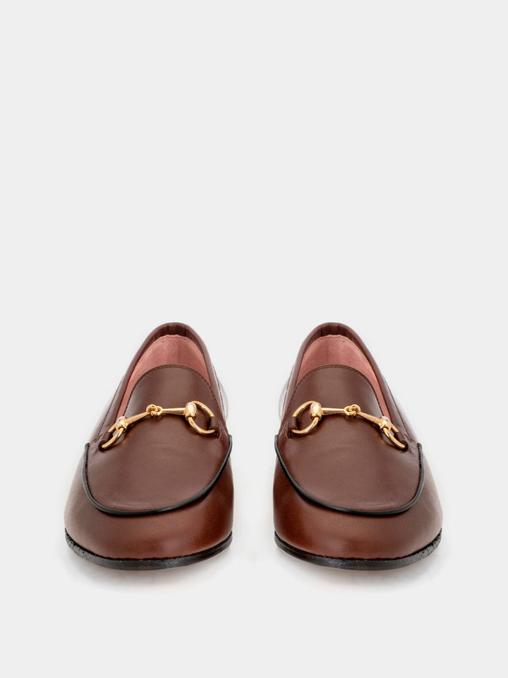 Genoa loafers in brown coy leather