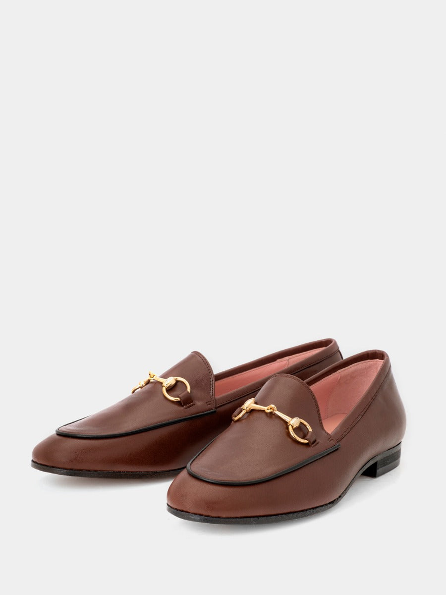 Genoa loafers in brown coy leather