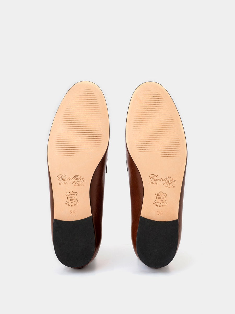 Genoa loafers in brown coy leather