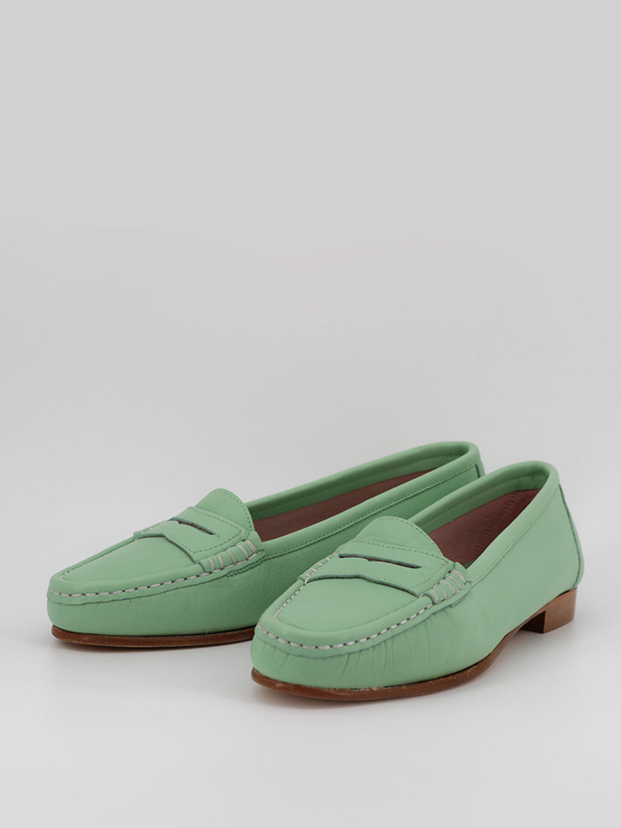 Roma women's water-colored leather loafers