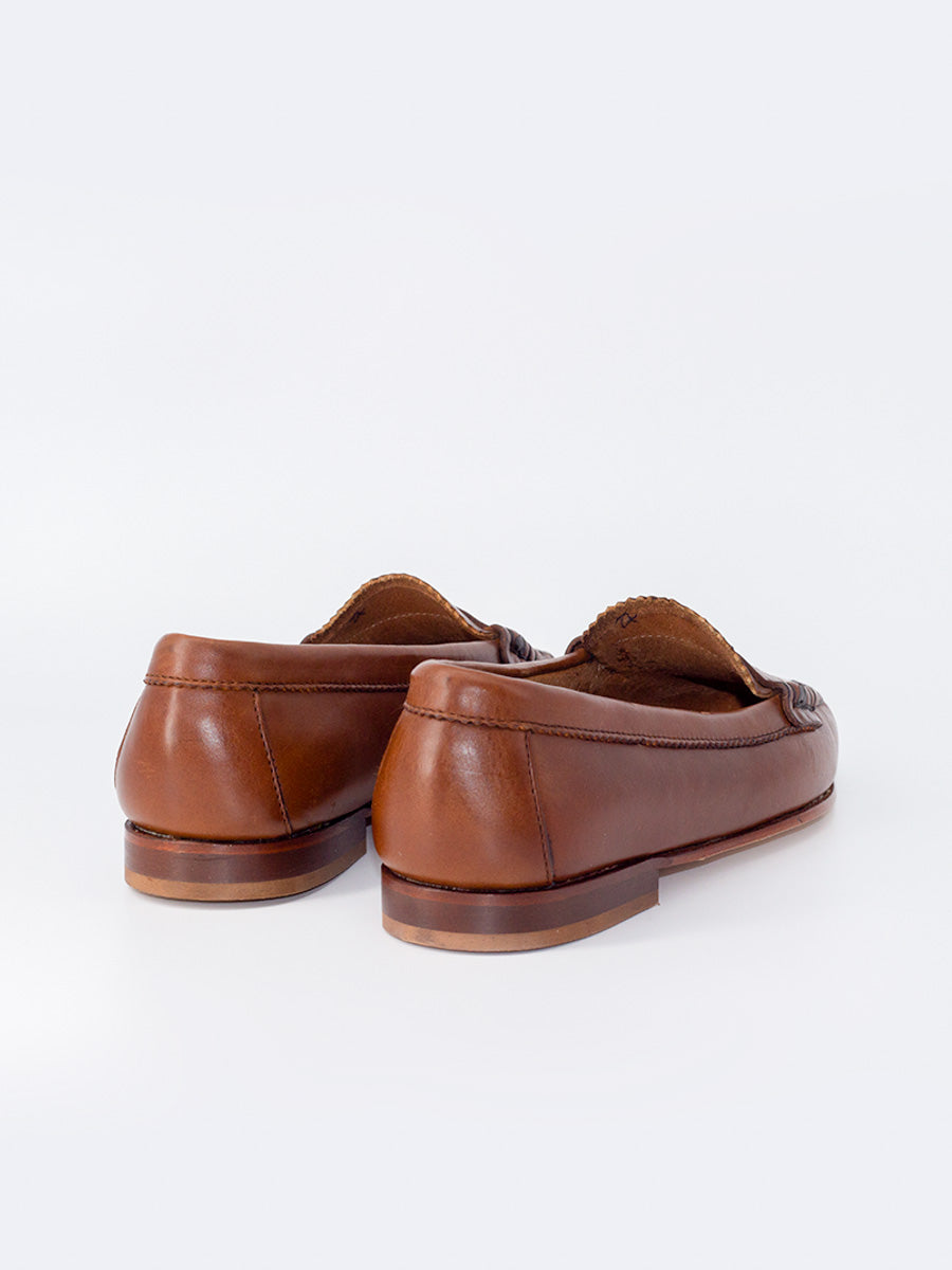 Mocasines de mujer Sol 10 antifaz color cuero