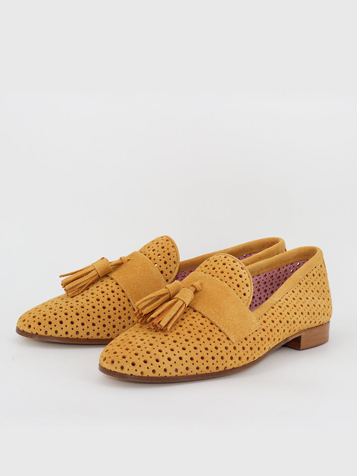 Tivoli loafers in yellow suede
