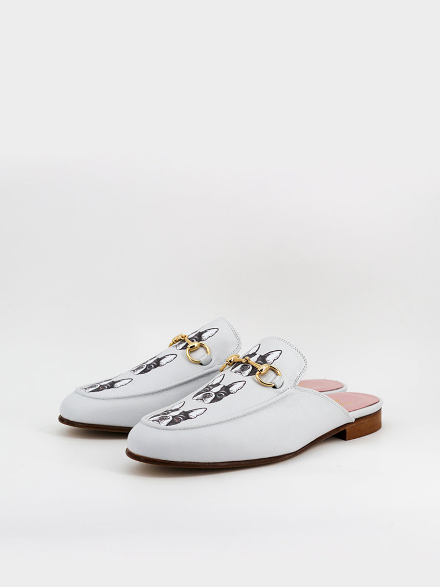 Venice Bulldog mules ice color skin