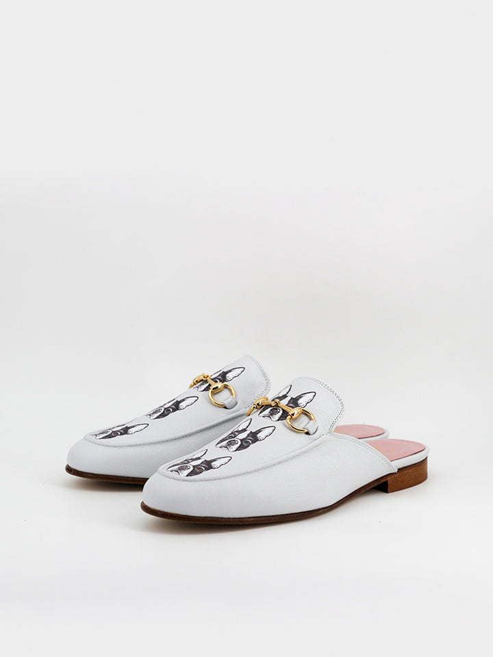 Venice Bulldog mules ice color skin