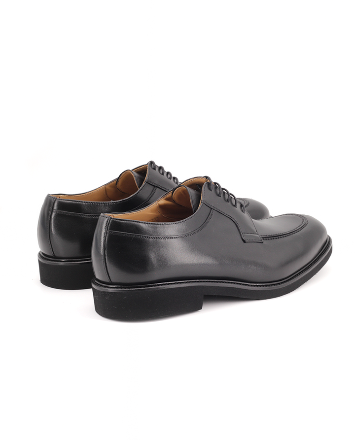 Zapatos de cordones Castellano® de piel para hombre – Modelo Russel color negro