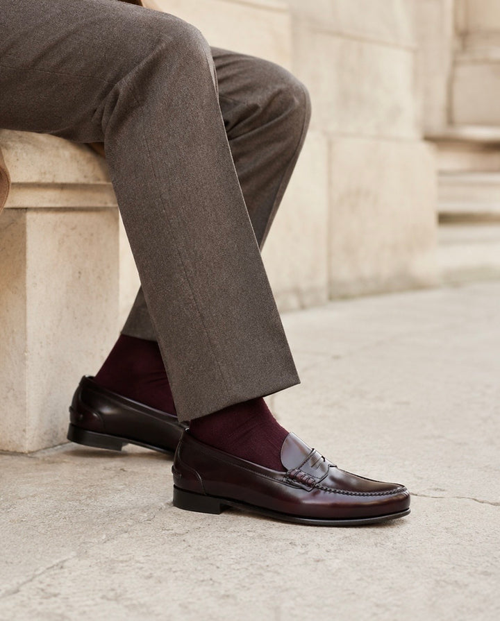 2200 moccasins in sirach antique leather