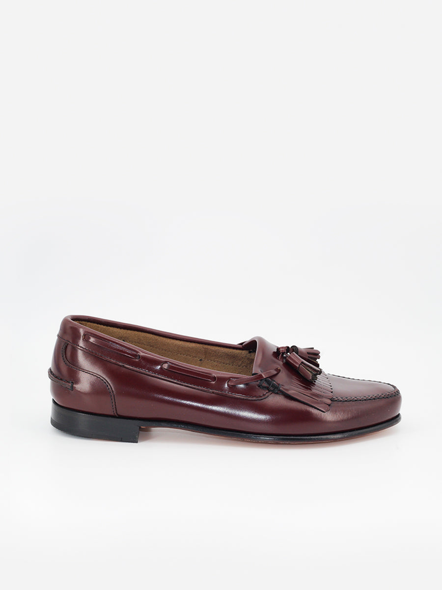 Mocasines 2245 de piel calf color corinto