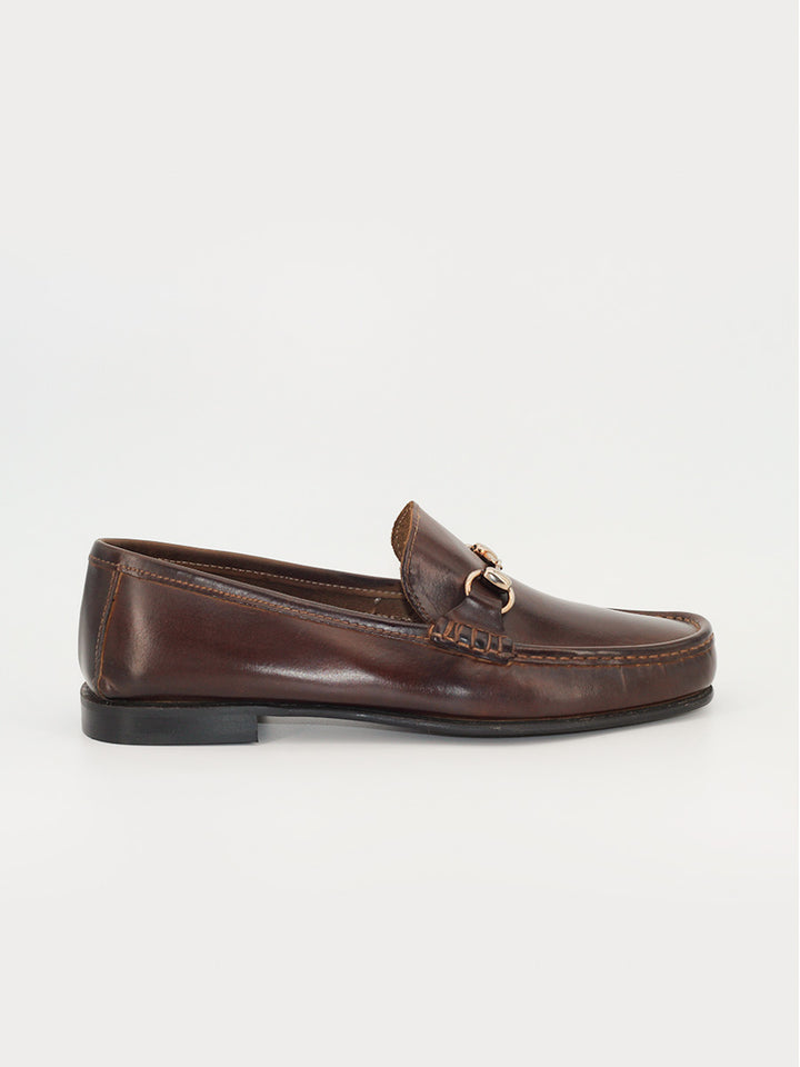 Men's loafers 2933 brown leather