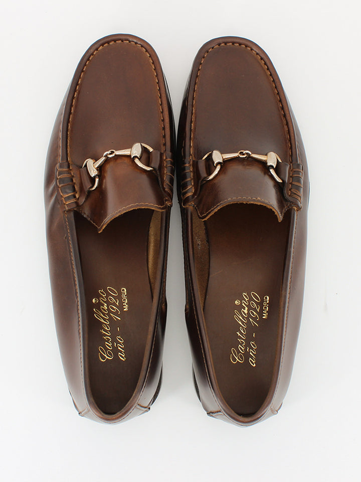 Men's loafers 2933 brown leather