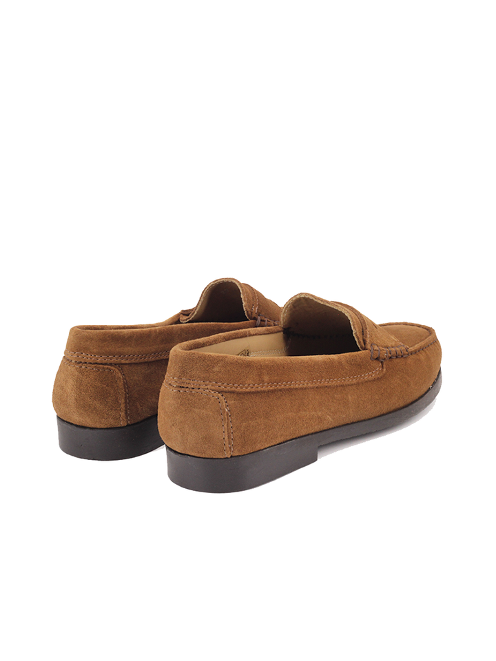 Mocasines Castellano® de ante para mujer – Modelo 471 color cuero