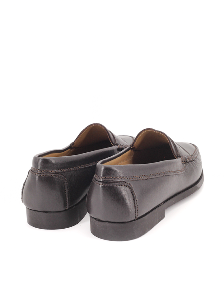 Mocasines Castellano® de piel napa para mujer – Modelo 471 color marrón