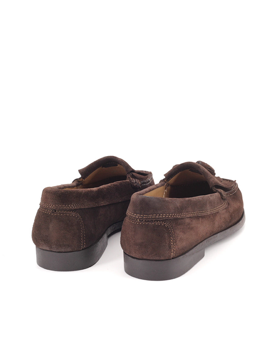 Mocasines Castellano® de ante para mujer – Modelo 492 color testa moro